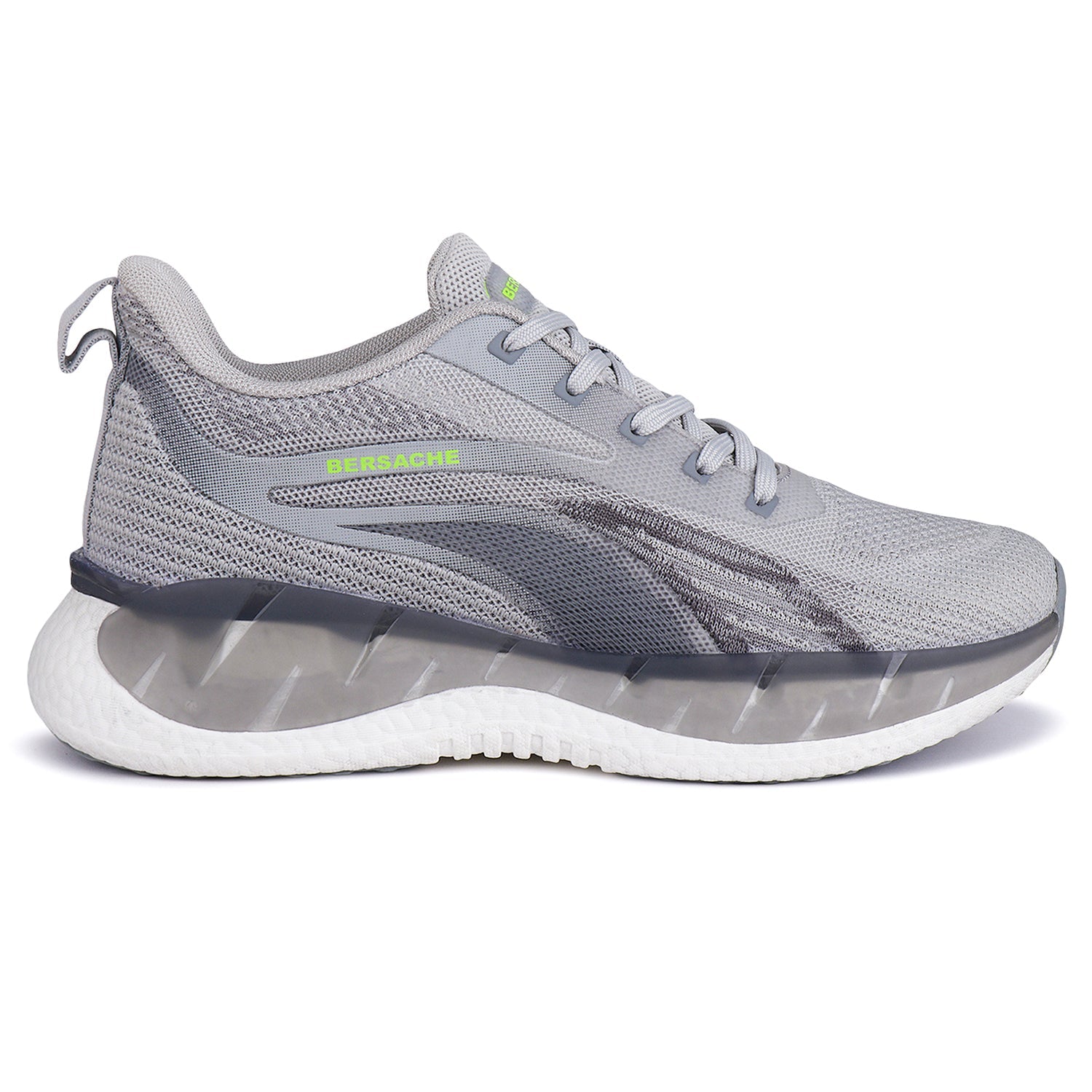 Bersache Premium Sports ,Gym, Trending Stylish Running Shoes For Men (9150-Grey).