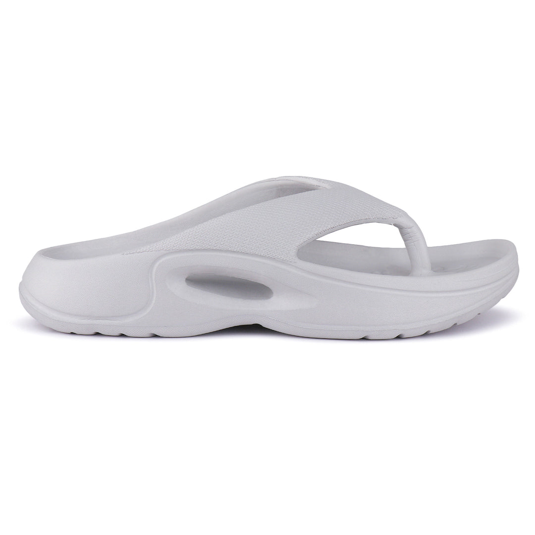 Bersache Extra Soft Classic Casual with Back Strap Regular wear with Ultra Soft & Flexibility Technology Flip-Flop for Men's/ Boy's 6057-White