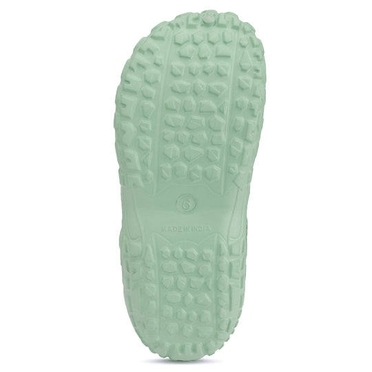 Bersache Extra Soft Classic Casual with  Regular wear with Ultra Soft & Flexibility Technology Clog's for Women's & Girl's (Green-6196)