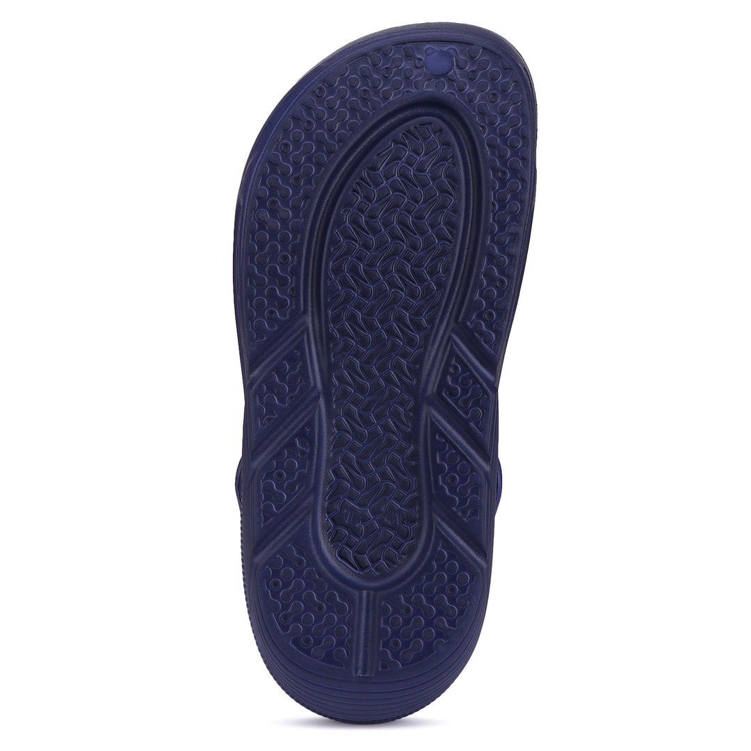 Bersache Extra Soft Classic Casual with Back Strap Regular wear with Ultra Soft & Flexibility Technology Flip-Flop for Men's/ Boy's 6062-Navy