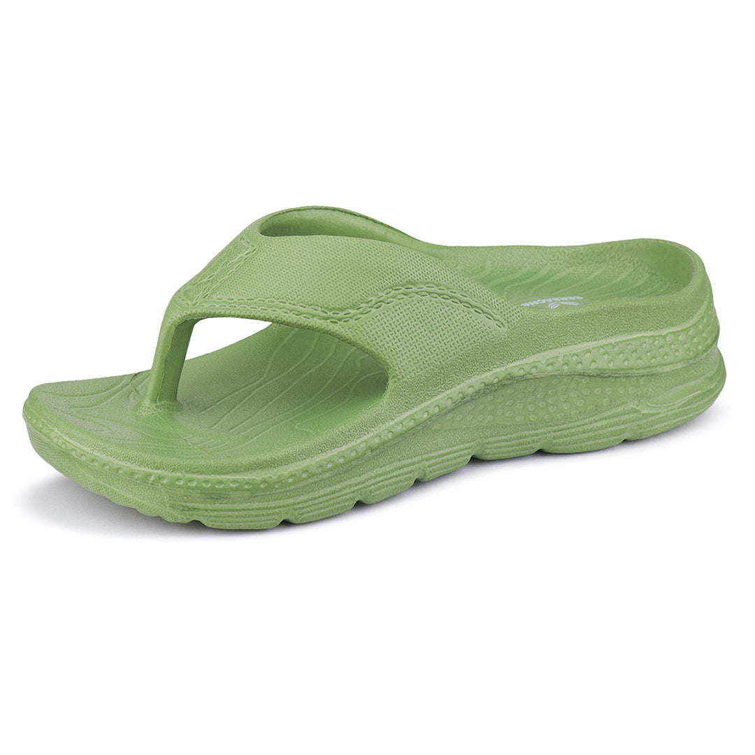 Bersache Extra Soft Classic Casual with  Regular wear with Ultra Soft & Flexibility Technology Flip Flop for Women's & Girl's (6186-Green)