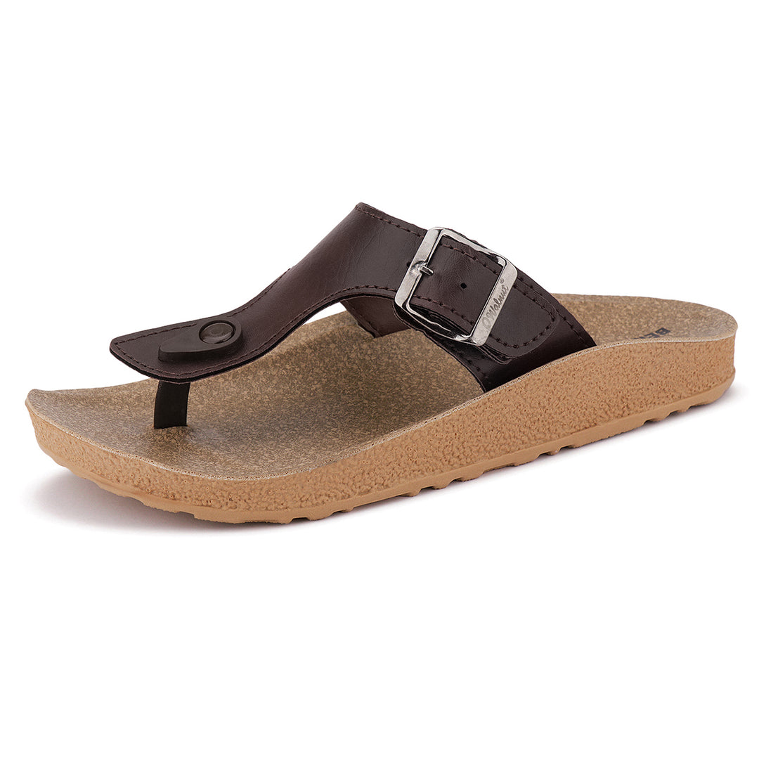 Bersache Extra Soft Classic Casual with  Regular wear with Ultra Soft & Flexibility Technology Flip-Flop for Men's & Boy's (6211-Brown)