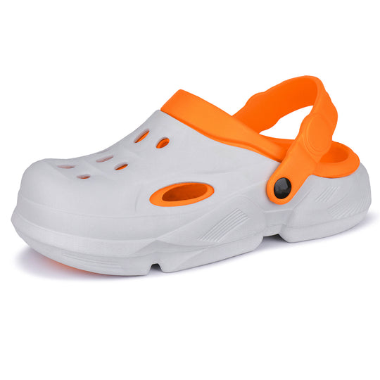 Bersache Extra Soft Classic Casual with  Regular wear with Ultra Soft & Flexibility Technology Clogs for Men's & Boy's 6034-Orange