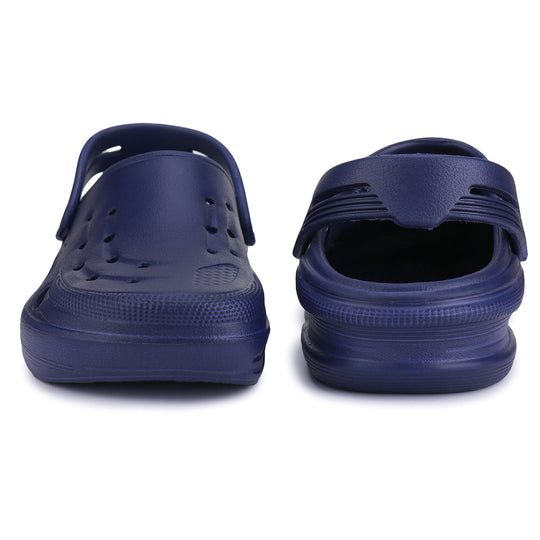 Bersache Extra Soft Classic Casual with  Regular wear with Ultra Soft & Flexibility Technology Clogs for Men's & Boy's 6062-Navy