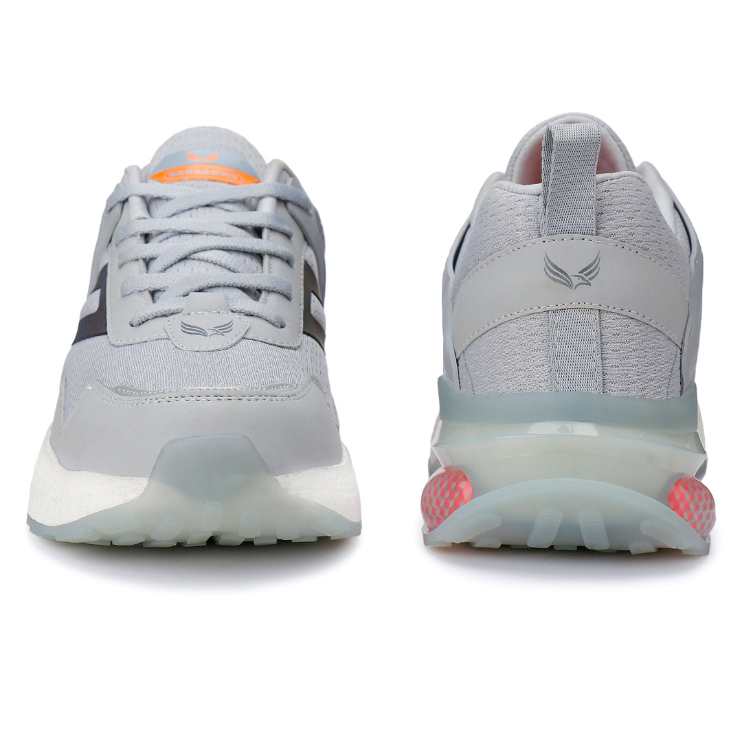 Bersache Lightweight Casual Sneaker Loafer Walking Shoes For Men(9077-Grey
