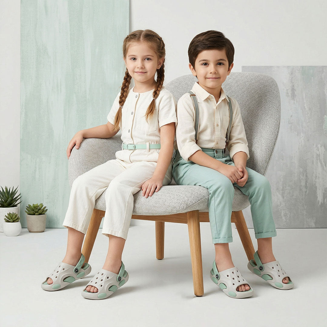 Bersache Extra Soft Classic Casual CHAPPAL with  Regular wear with Ultra Soft & Flexibility Technology Slipper for Kids's - Beige -6318.