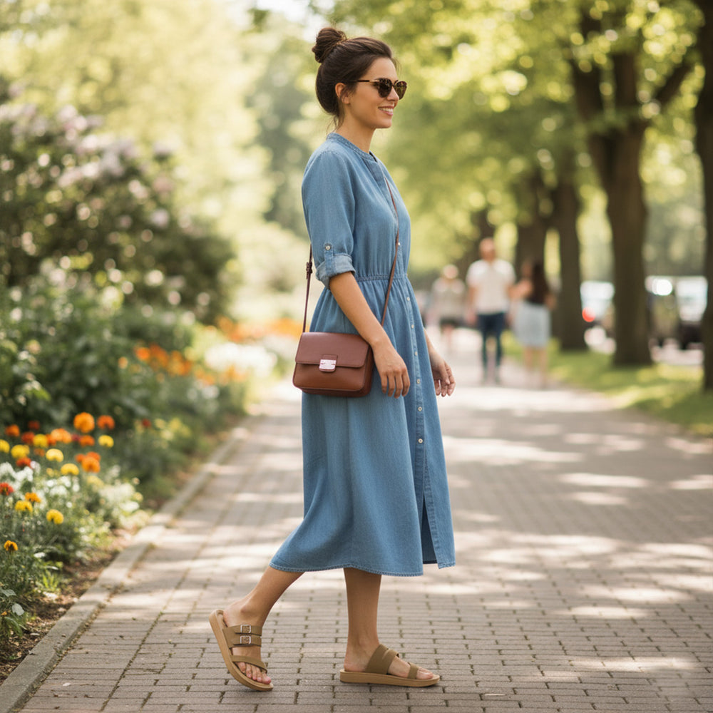 Bersache Extra Soft Classic Casual with  Regular wear with Ultra Soft & Flexibility Technology Flip Flop For women's/Girl's-(Beige-6226)