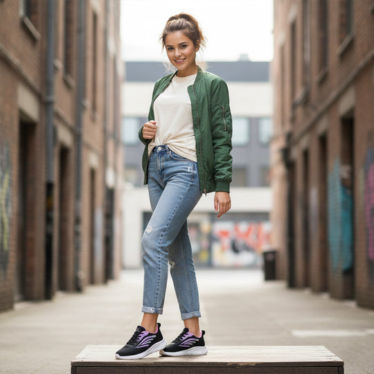 Bersache Sneaker, Loafers ,Casual with Extra comfort Sneaker Colour Changing shoes for Women (Pink-8094)