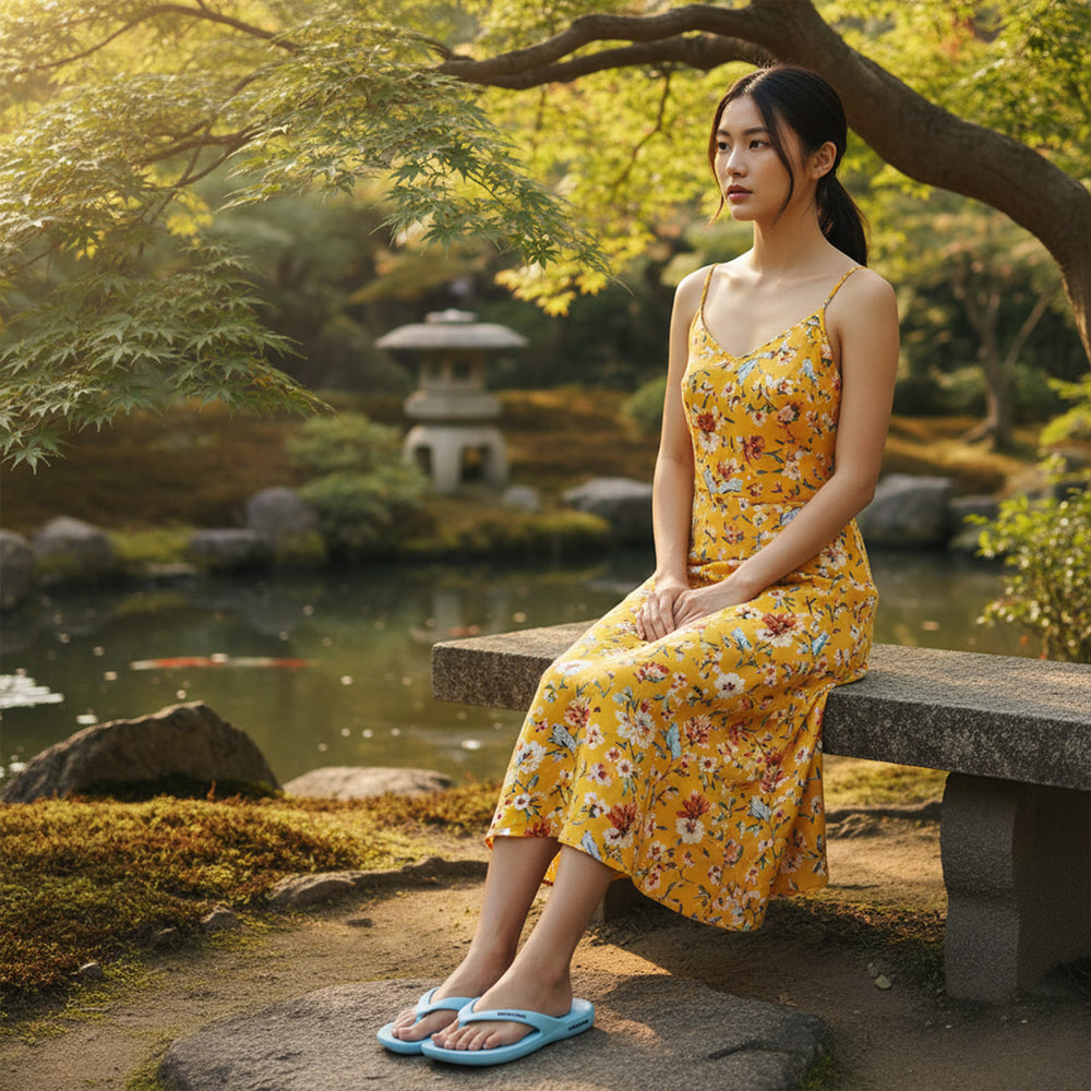 Bersache Extra Soft Classic Casual with  Regular wear with Ultra Soft & Flexibility Technology Sandal's For Women's & Girl's-(6252-Sky-Blue)