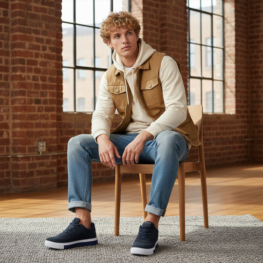 Bersache Premium Sports ,walking,Gym,cricket, Trending  Running Shoes For Men's (Dark-Blue-8121)