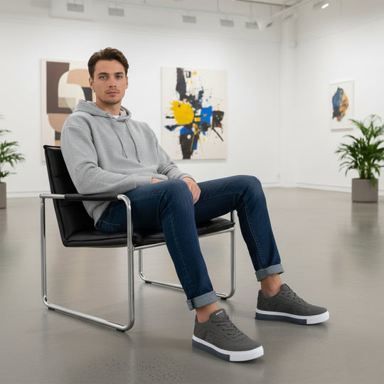 Bersache Premium Sports ,walking,Gym,cricket, Trending  Running Shoes For Men's (Grey-8119)