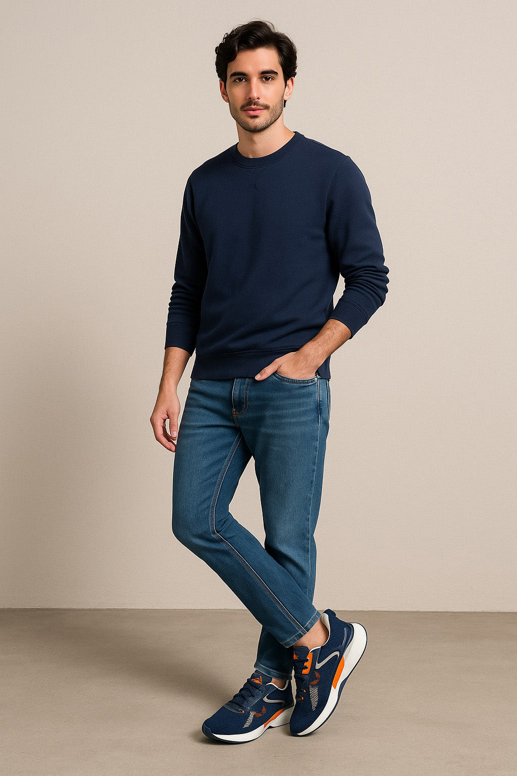 Bersache Sneaker, Loafers ,Casual With Extra Comfort Sneakers For Men (9202-Blue)