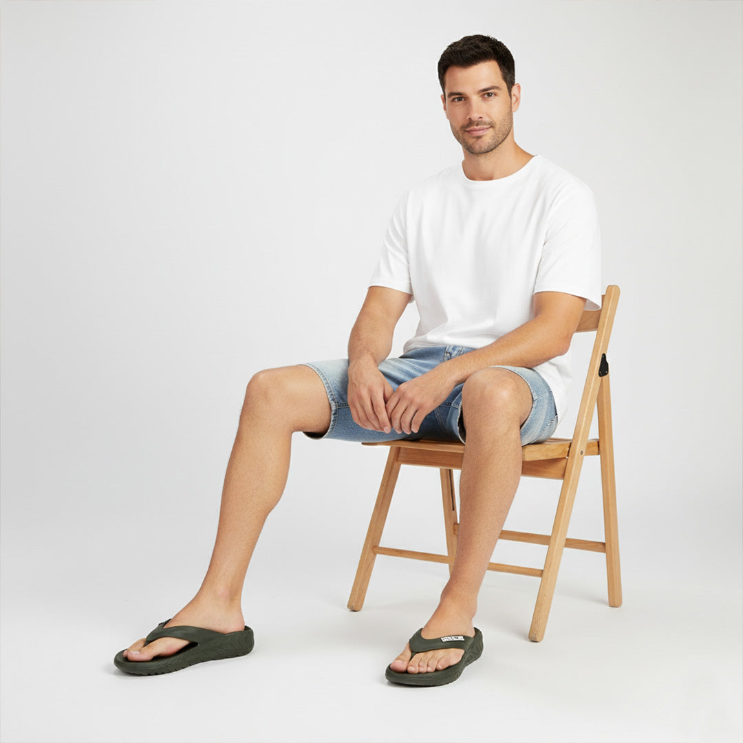 Bersache Extra Soft Classic Casual with  Regular wear with Ultra Soft & Flexibility Technology Sandal For men's & boy's-Black-6255