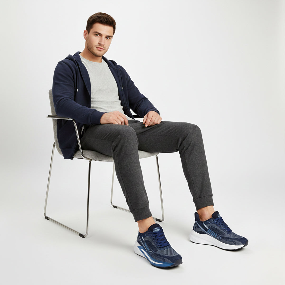 Bersache Premium Sports ,walking,Gym,cricket, Trending  Running Shoes For Men's (Blue-9210)
