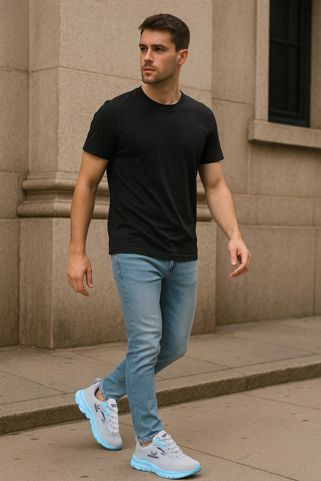 Bersache Sneaker, Loafers ,Casual With Extra Comfort Sneakers For Mens  (9198-Grey).