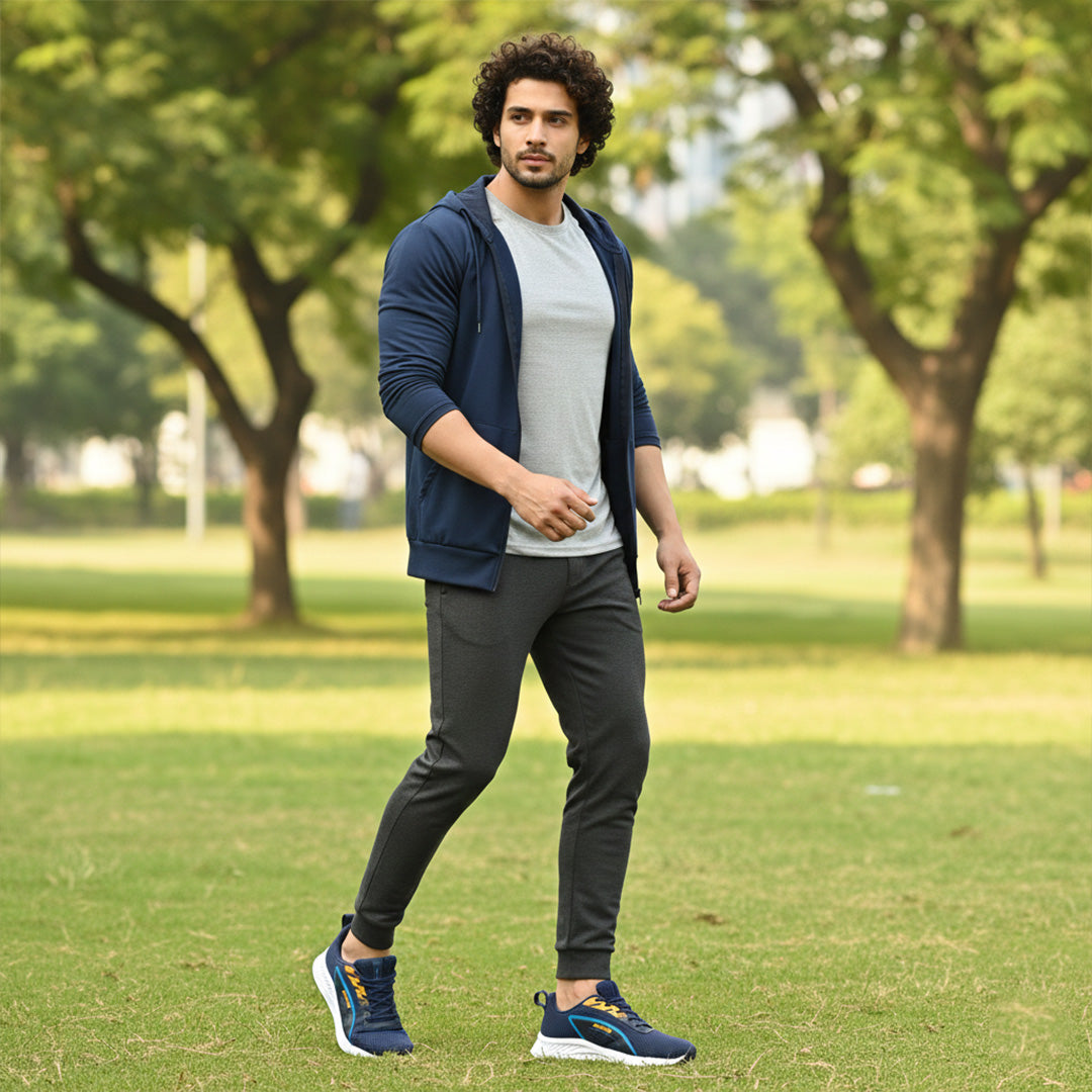 Bersache Premium Sports,Gym, Trending Stylish Running Shoes For Men (8089-Blue)