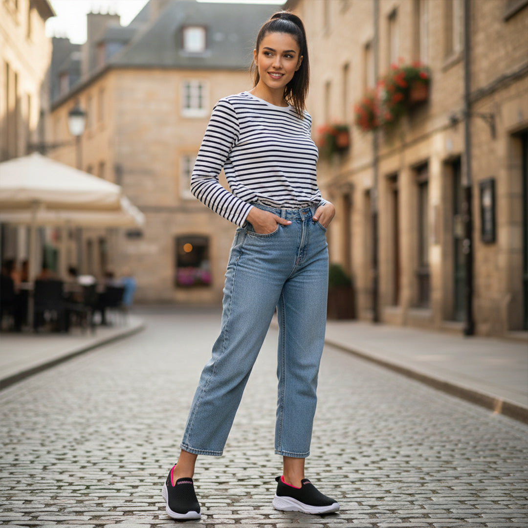 Bersache Premium Sports ,Gym, Trending Stylish Running Colour Changing shoes for Women (8097-Red)