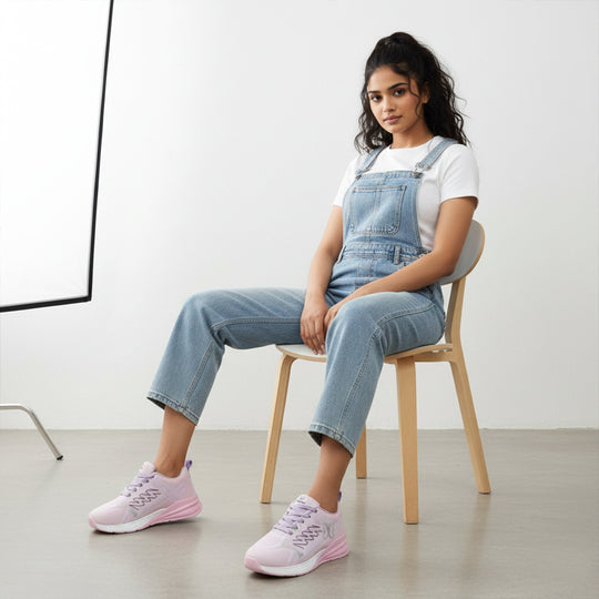 Bersache Premium Sports ,walking,Gym,cricket, Trending  Running Shoes For Women's-(8142-Purple)