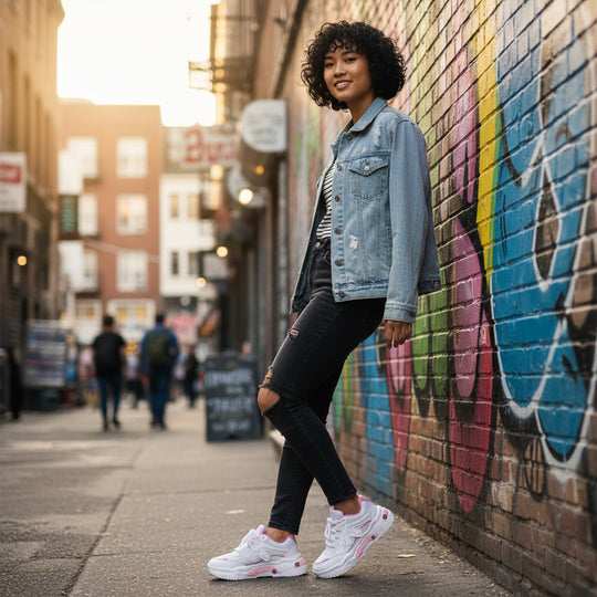 Bersache Premium Sports ,Gym, Trending Stylish Running Colour Changing shoes for Women (8102-Pink)