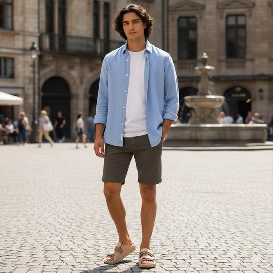 Bersache Extra Soft Classic Casual with  Regular wear with Ultra Soft & Flexibility Technology Sandal For Men's & Boy's-(Beige-6287)