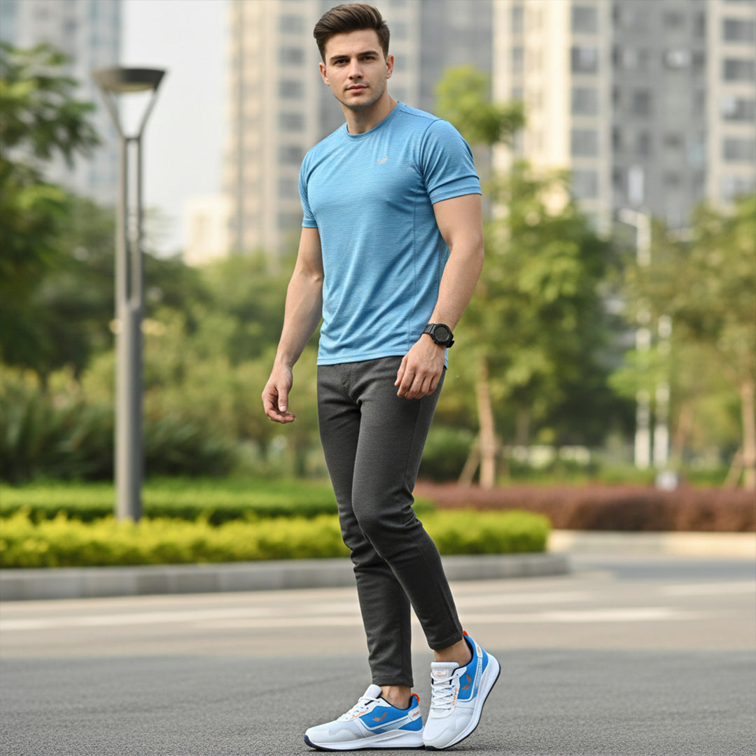 Bersache Premium Sports,Gym, Trending Stylish Running Shoes For Men (8108-White)