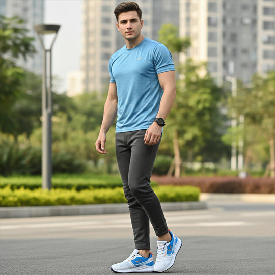 Bersache Premium Sports,Gym, Trending Stylish Running Shoes For Men (8108-White)