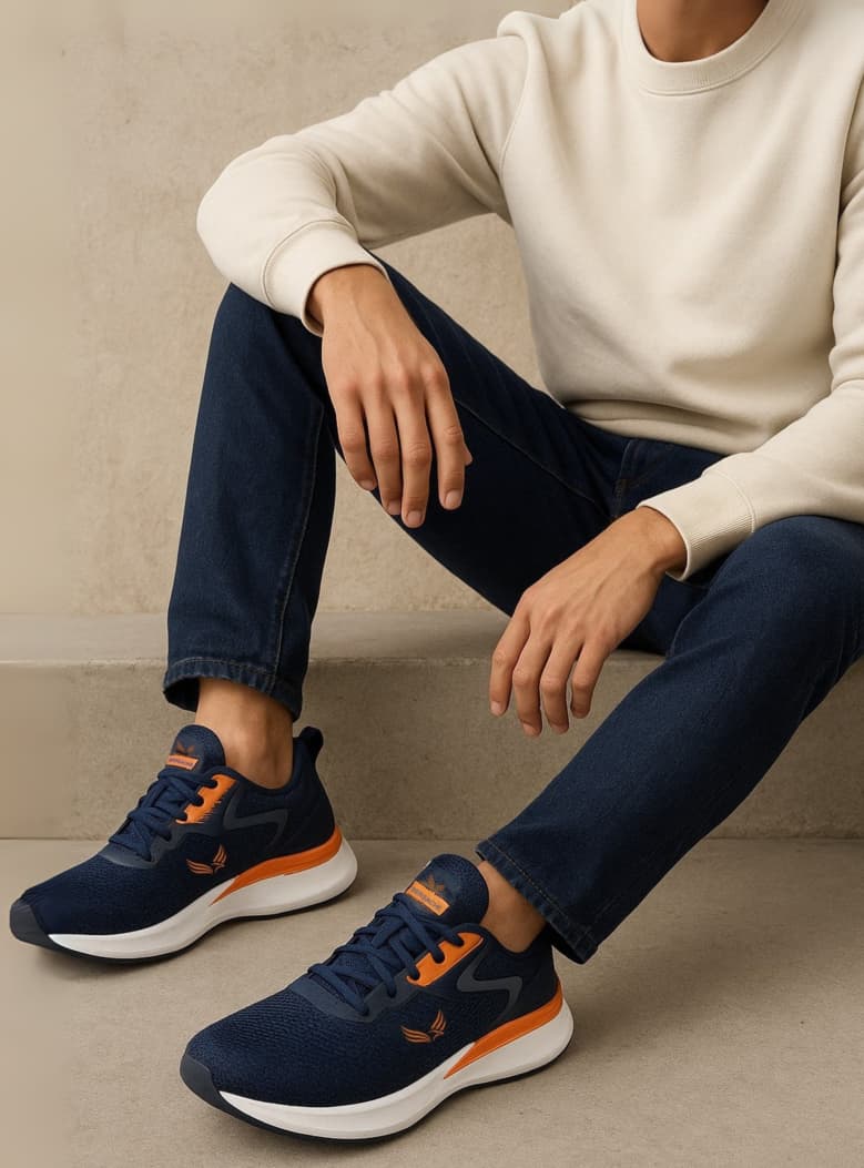 Bersache Premium Sports ,Gym, Trending Stylish Running Shoes For Men (9202-Blue)