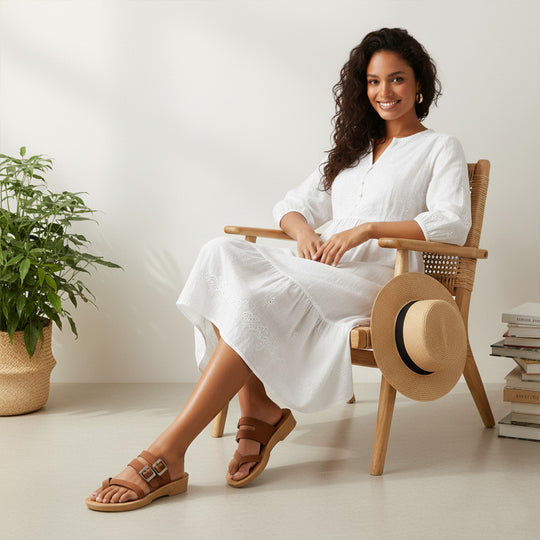 Bersache Extra Soft Classic Casual with  Regular wear with Ultra Soft & Flexibility Technology Slipper For Women's & Girl's-(6238-Brown)