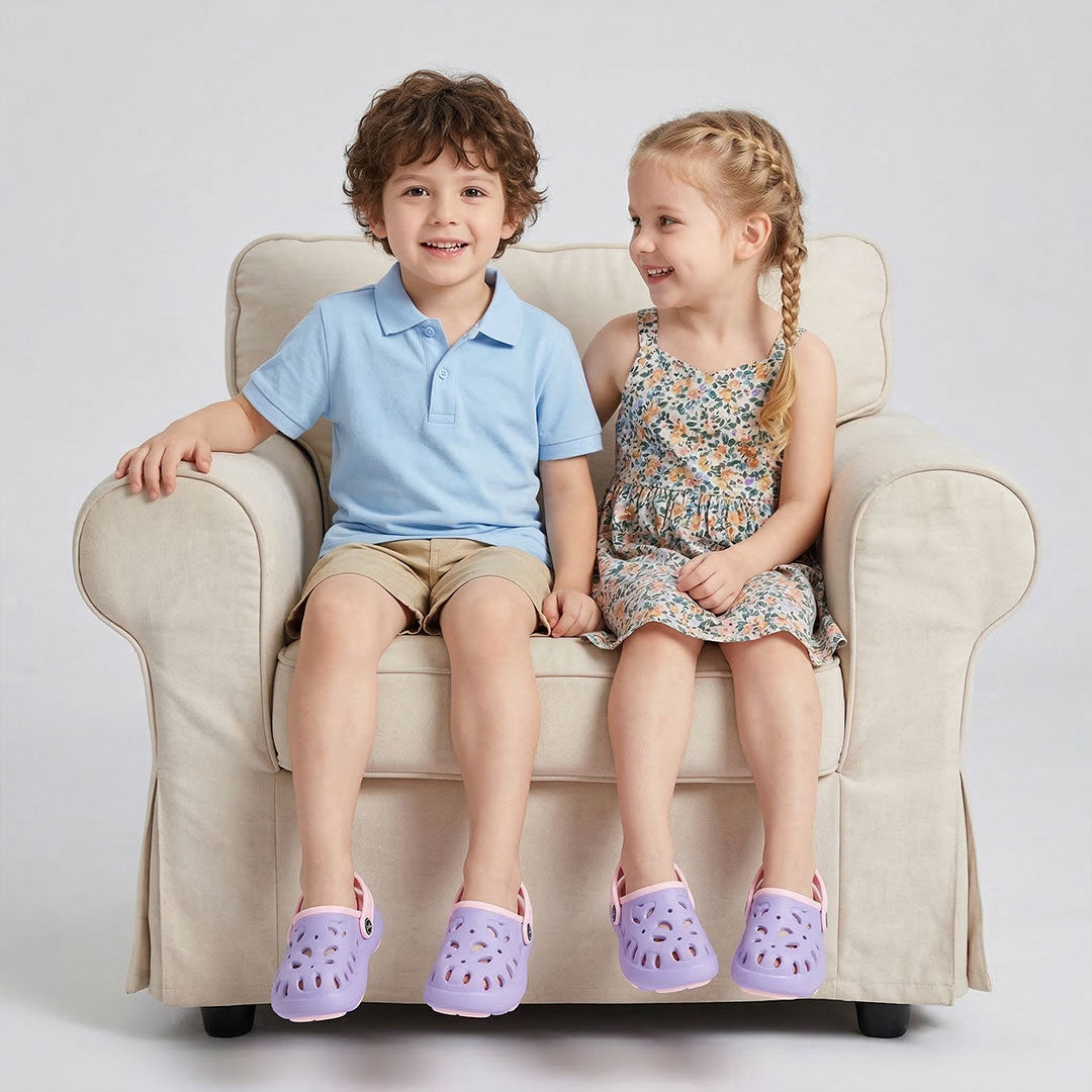 Bersache Extra Soft Classic Casual CHAPPAL with  Regular wear with Ultra Soft & Flexibility Technology Sandal for Kids's - Purple -6316.