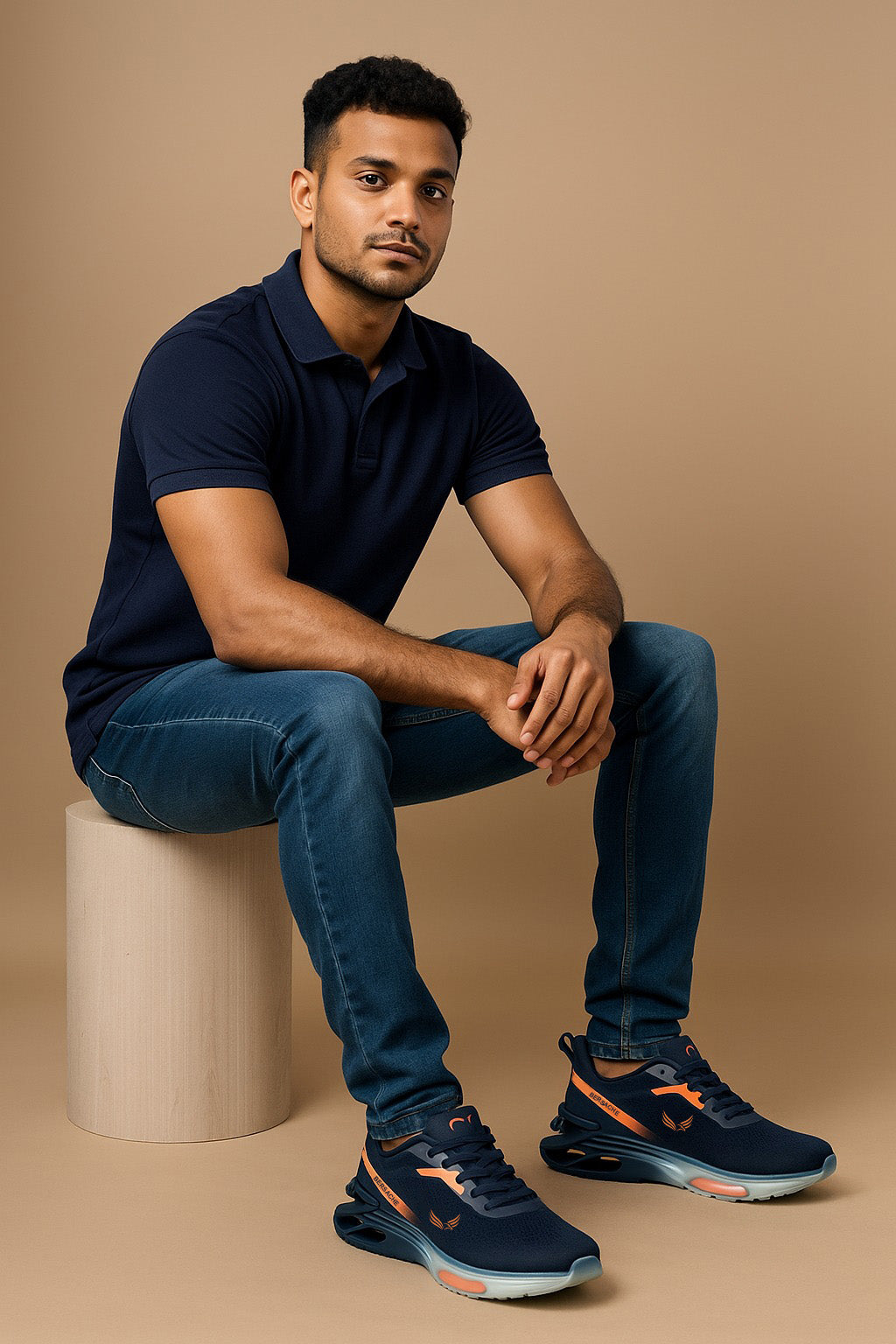 Bersache Sneaker, Loafers ,Casual With Extra Comfort Sneakers For Mens  (9193-Navy Blue)