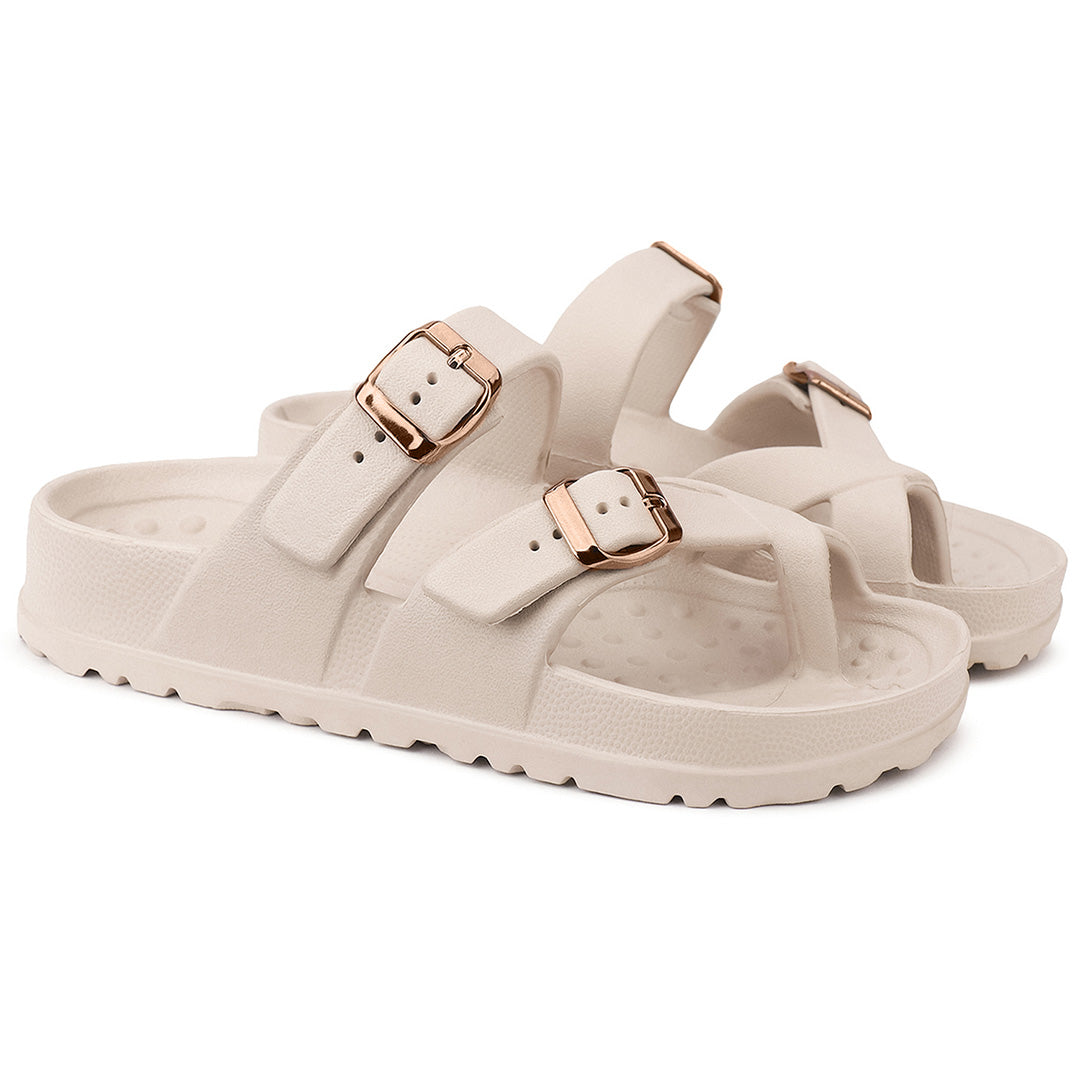 Doctor Bersache Newly Launched Orthopedic Comfort Slippers for Women | Diabetic Friendly | Extra Cushioning | Arch Support | Pain Relief Beige-DB -147