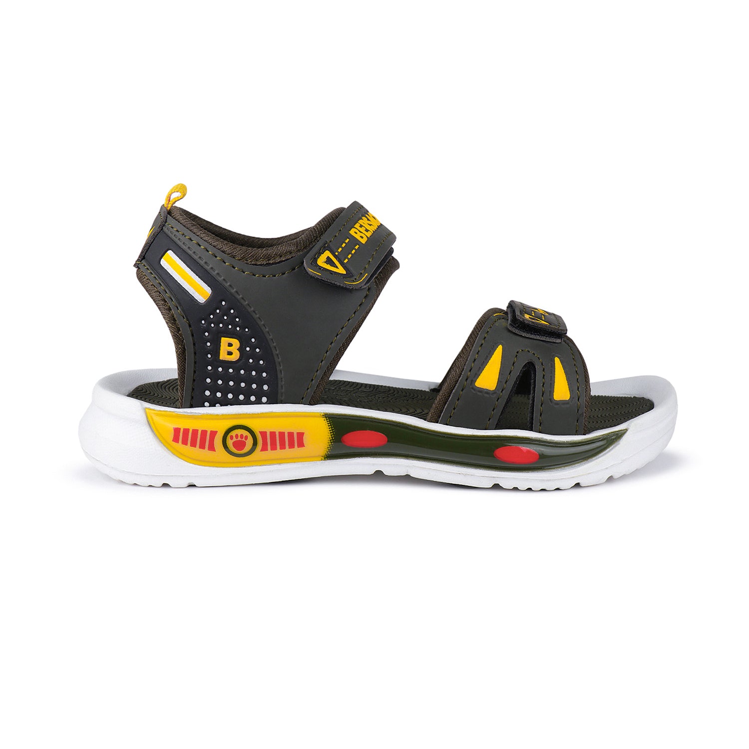 Bersache Extra Soft Classic Casual CHAPPAL with  Regular wear with Ultra Soft & Flexibility Technology Clog's for Kids's - Black -6047.