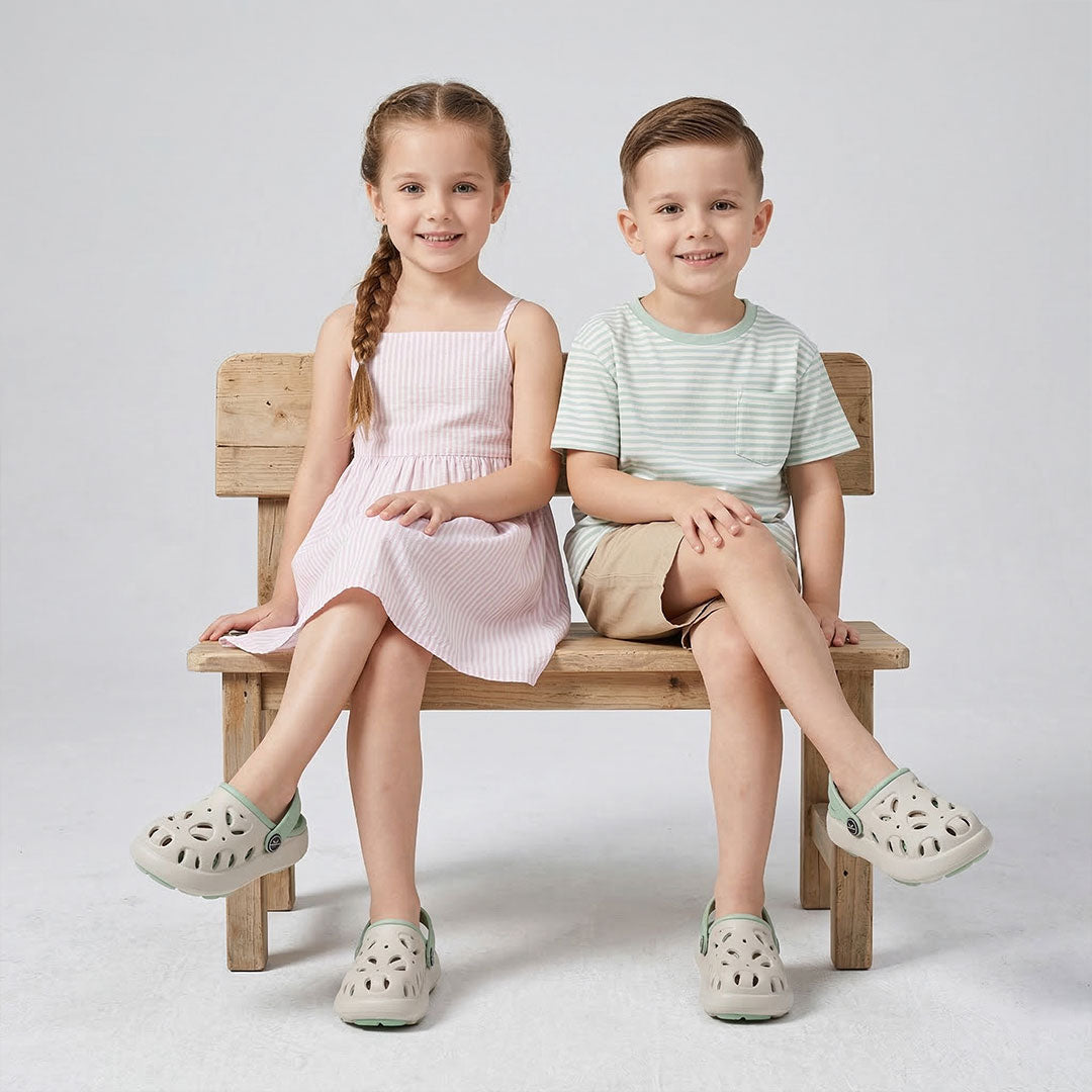 Bersache Extra Soft Classic Casual CHAPPAL with  Regular wear with Ultra Soft & Flexibility Technology Clog's for Kids's - Beige -6315.