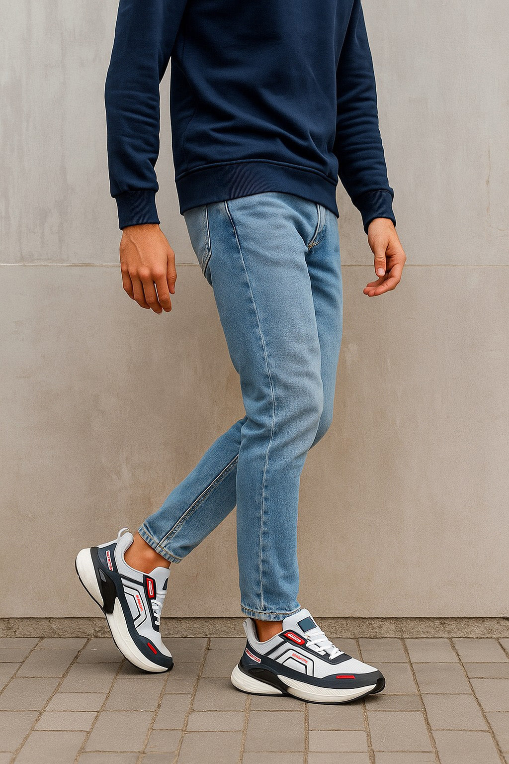 Bersache Sneaker, Loafers ,Casual With Extra Comfort Sneakers For Mens (9207-White)