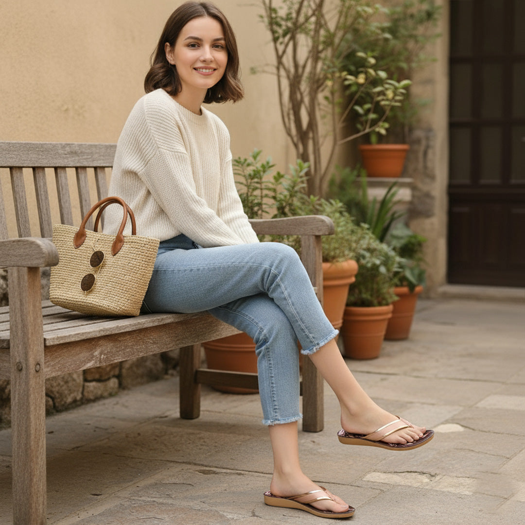 Bersache Extra Soft Classic Casual with  Regular wear with Ultra Soft & Flexibility Technology Sandal's For Women's & Girl's-(6236-Pink)