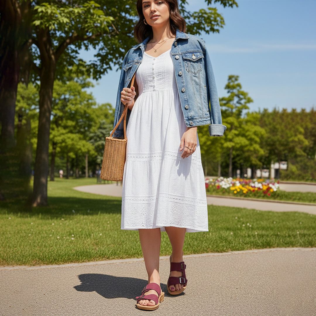 Bersache Extra Soft Classic Casual with  Regular wear with Ultra Soft & Flexibility Technology Sandal's For Women's & Girl's-Brown-6233