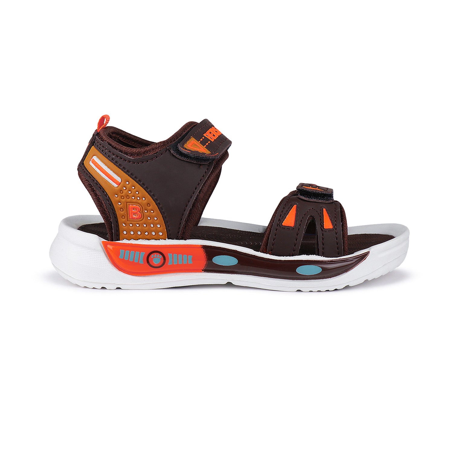 Bersache Extra Soft Classic Casual CHAPPAL with  Regular wear with Ultra Soft & Flexibility Technology Slipper for Kids's - Brown -6045.