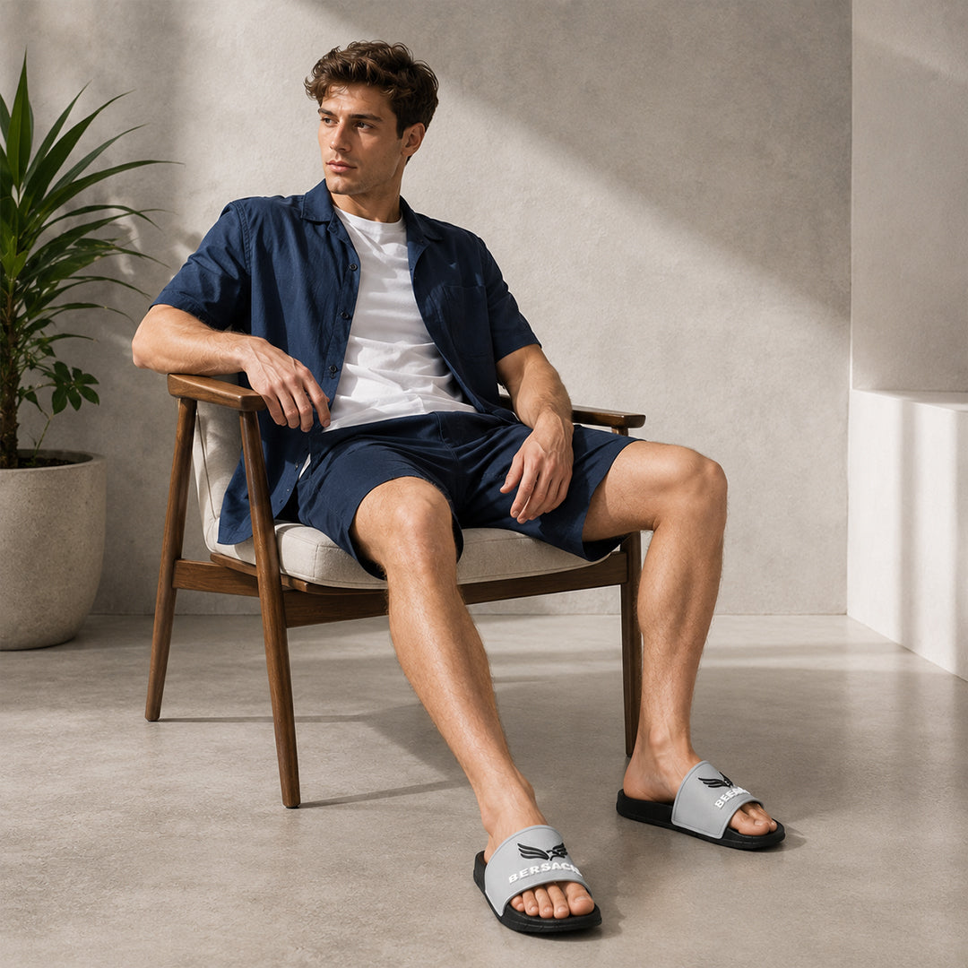 Bersache Extra Soft Classic Casual with  Regular wear with Ultra Soft & Flexibility Technology Flip Flop For Men's-(Black-6329).