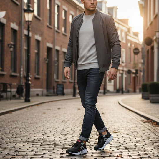 Bersache Premium Sports,Gym, Trending Stylish Running Shoes For Men (8079-Black)