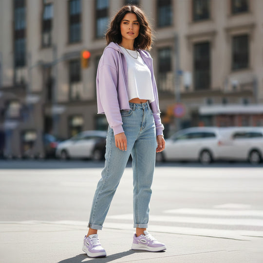 Bersache Casual Sneaker shoe for Women| Soft Cushioned Insole , Slip-Resistance Casuals For Women's-(8112-Purple)