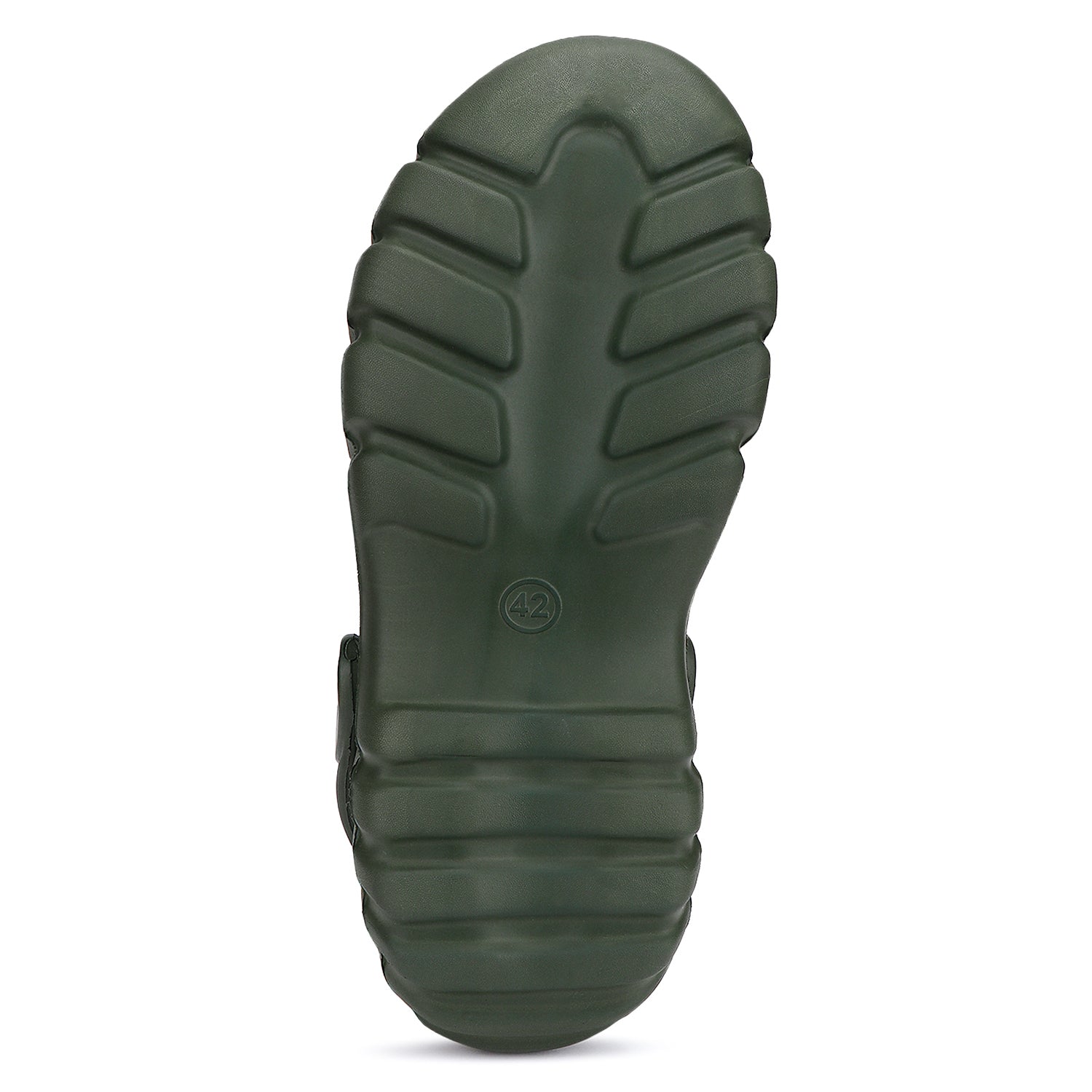 Bersache Extra Soft Classic Casual with Back Strap Regular wear with Ultra Soft & Flexibility Technology Flip-Flop for Men's/ Boy's Green-6009
