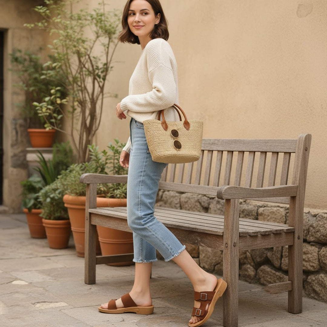 Bersache Extra Soft Classic Casual with  Regular wear with Ultra Soft & Flexibility Technology Slipper For Women's & Girl's-6234-brown