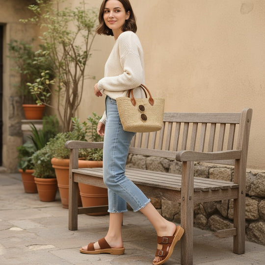 Bersache Extra Soft Classic Casual with  Regular wear with Ultra Soft & Flexibility Technology Slipper For Women's & Girl's-6234-brown