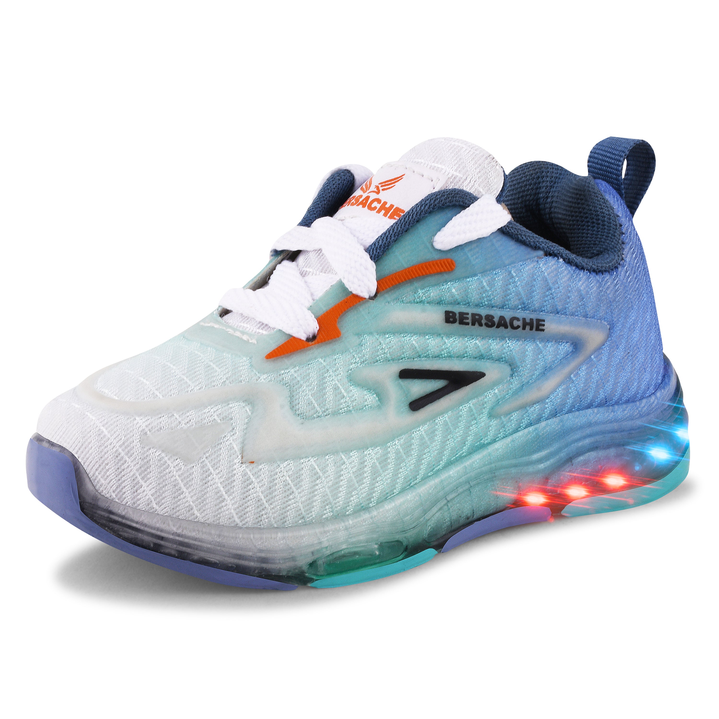 Bersache Casual Sneaker shoe for Kids|Soft Cushioned Insole,Slip-Resistance Casuals For Kids - Blue - 8033.