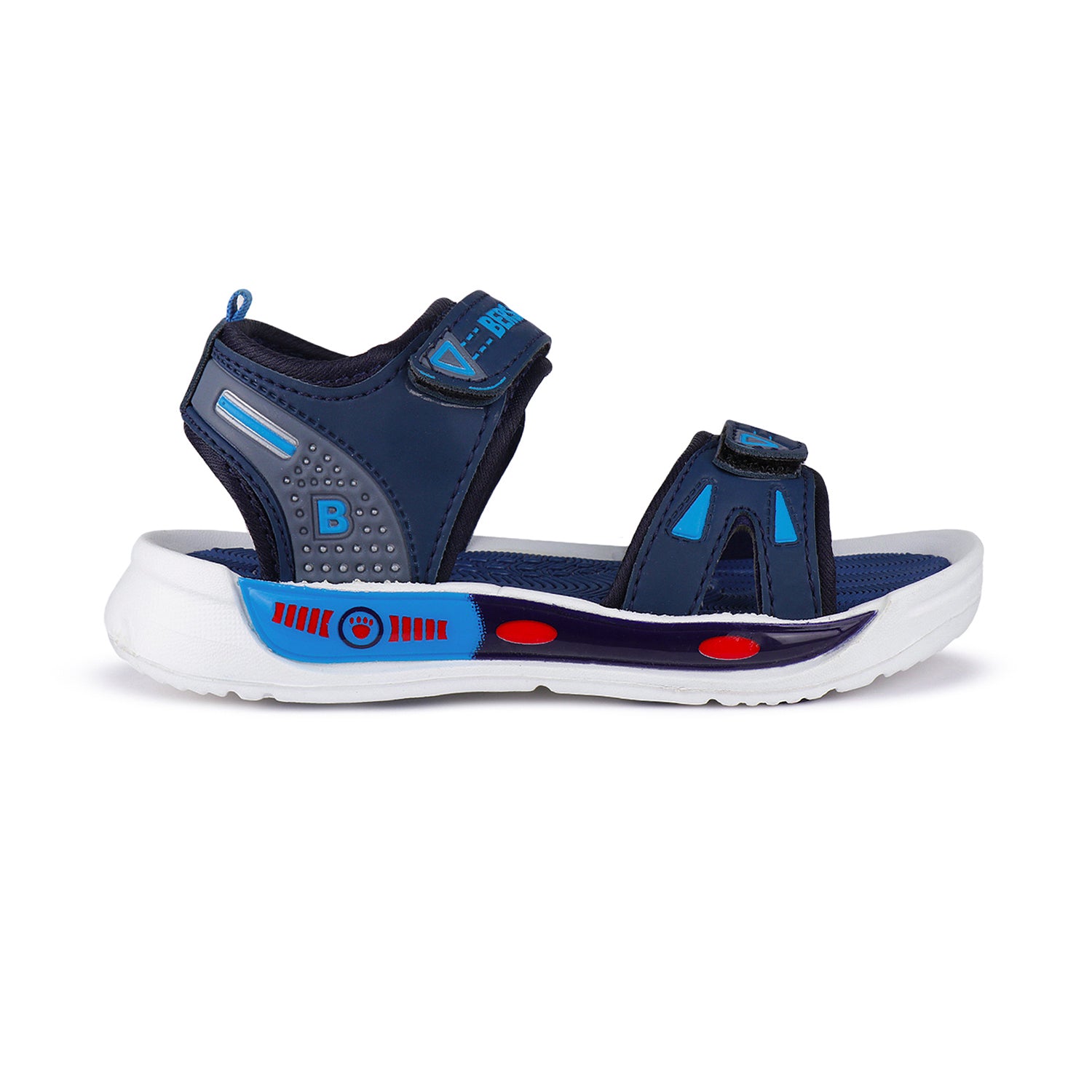 Bersache Extra Soft Classic Casual CHAPPAL with  Regular wear with Ultra Soft & Flexibility Technology Clog's for Kids's - Blue -6046.