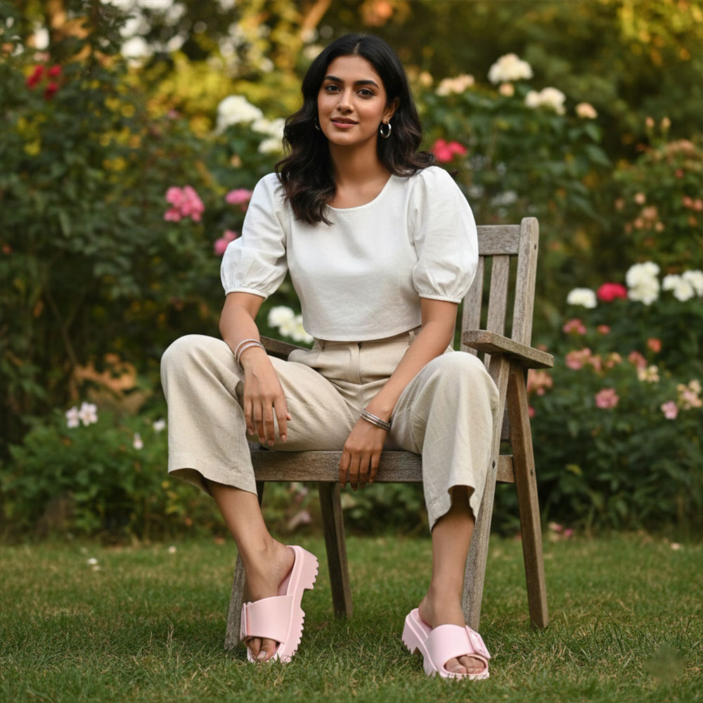 Bersache Extra Soft Classic Casual  with  Regular wear with Ultra Soft & Flexibility Technology Slipper for Women's-(6307-Pink)