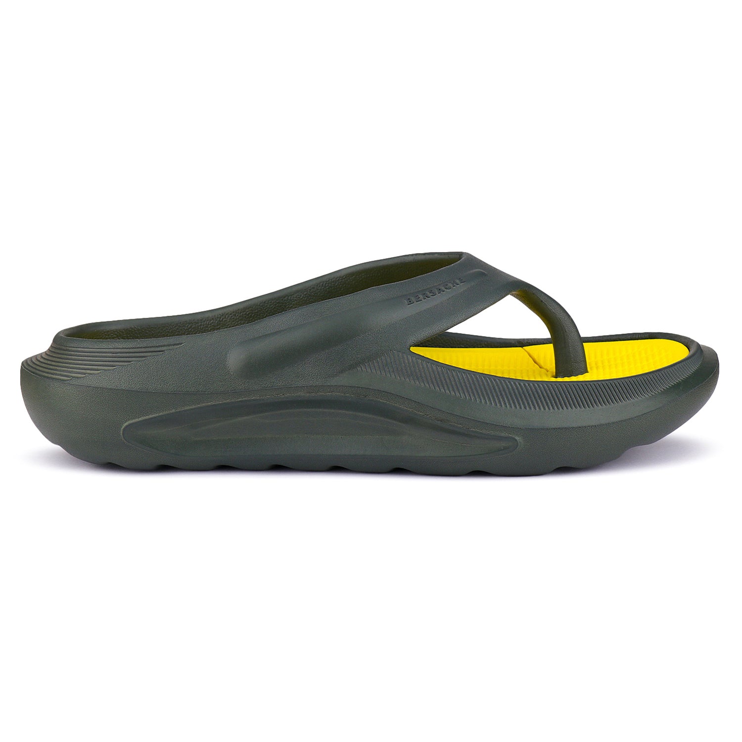 Bersache Extra Soft Classic Casual with  Regular wear with Ultra Soft & Flexibility Technology Flip Flop for Men's & Boy's (6177-Yellow)