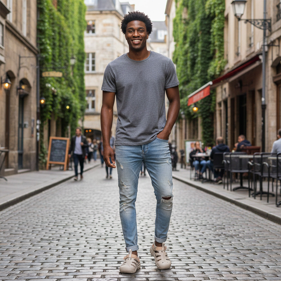 Bersache Extra Soft Classic Casual with  Regular wear with Ultra Soft & Flexibility Technology Flip Flop for Men's & Boy's (6263-Beige)