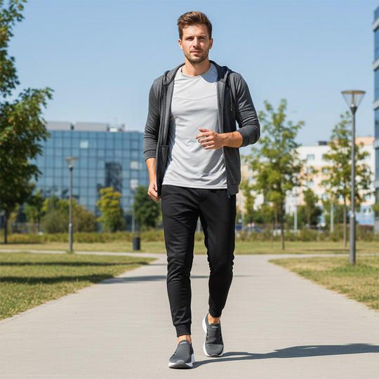 Bersache Lightweight Casual Sneaker Shoes For Men (8110-Grey)