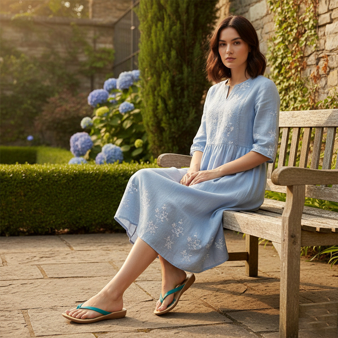 Bersache Extra Soft Classic Casual with  Regular wear with Ultra Soft & Flexibility Technology Flip-Flop for Women's & Girl's (6248-Green)